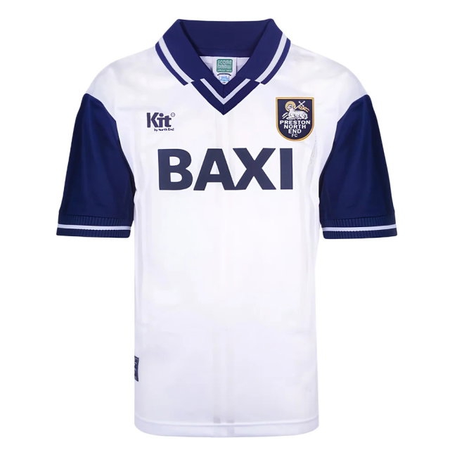 [BSJ] Preston North End Retro Football Shirt Home Apparel 1996 (Reeves 9) Jersey