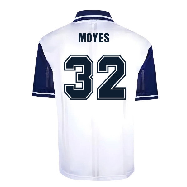 [BSJ] Preston North End Retro Football Shirt Home Uniform 1996 (Moyes 32) Jersey