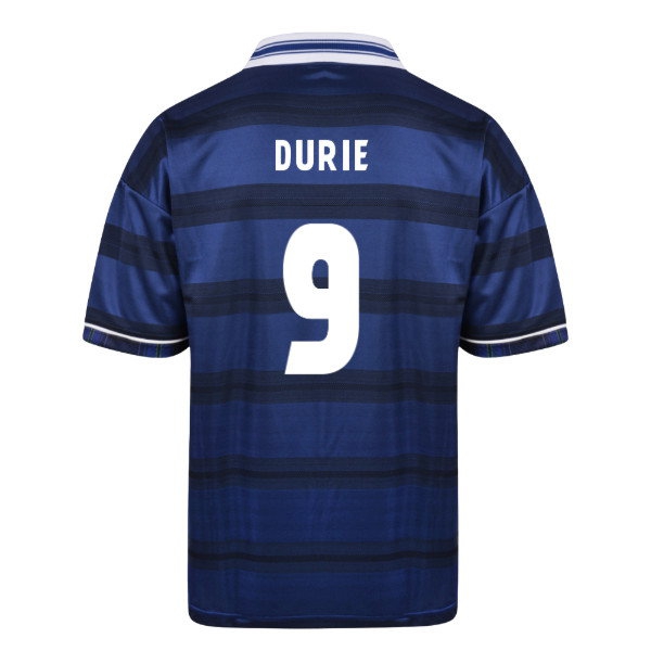 [BSJ] Score Draw Scotland World Cup Finals Retro Football Shirt Apparel 1998 (Durie 9)
