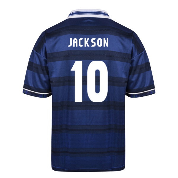 [BSJ] Score Draw Scotland World Cup Finals Retro Football Shirt Uniform 1998 (Jackson