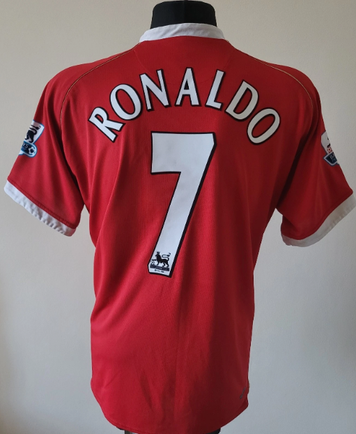 Manchester United 2006-07 Home Kit – Short Sleeve Printed #7 Ronaldo