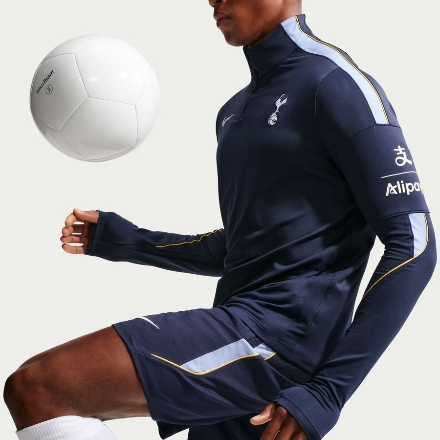 Tottenham Dri FIT Strike Drill Obsidian/Light Blue/White Training Jersey