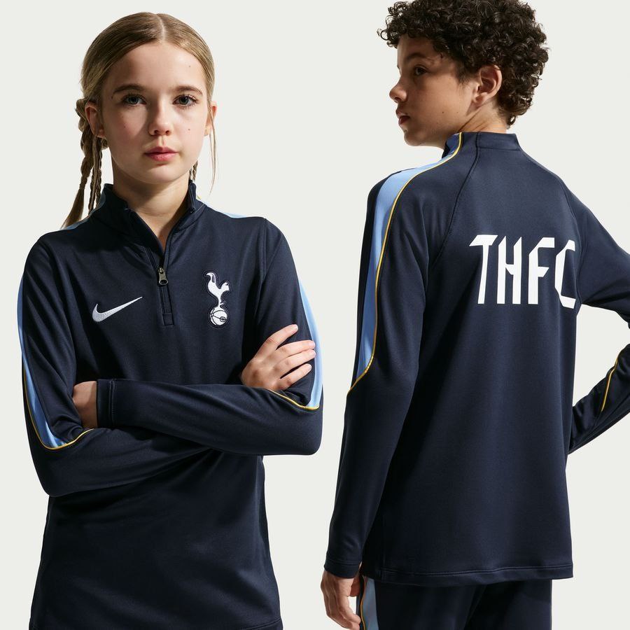 Tottenham Dri FIT Strike Drill Obsidian/Light Blue/White Training Kids Kit