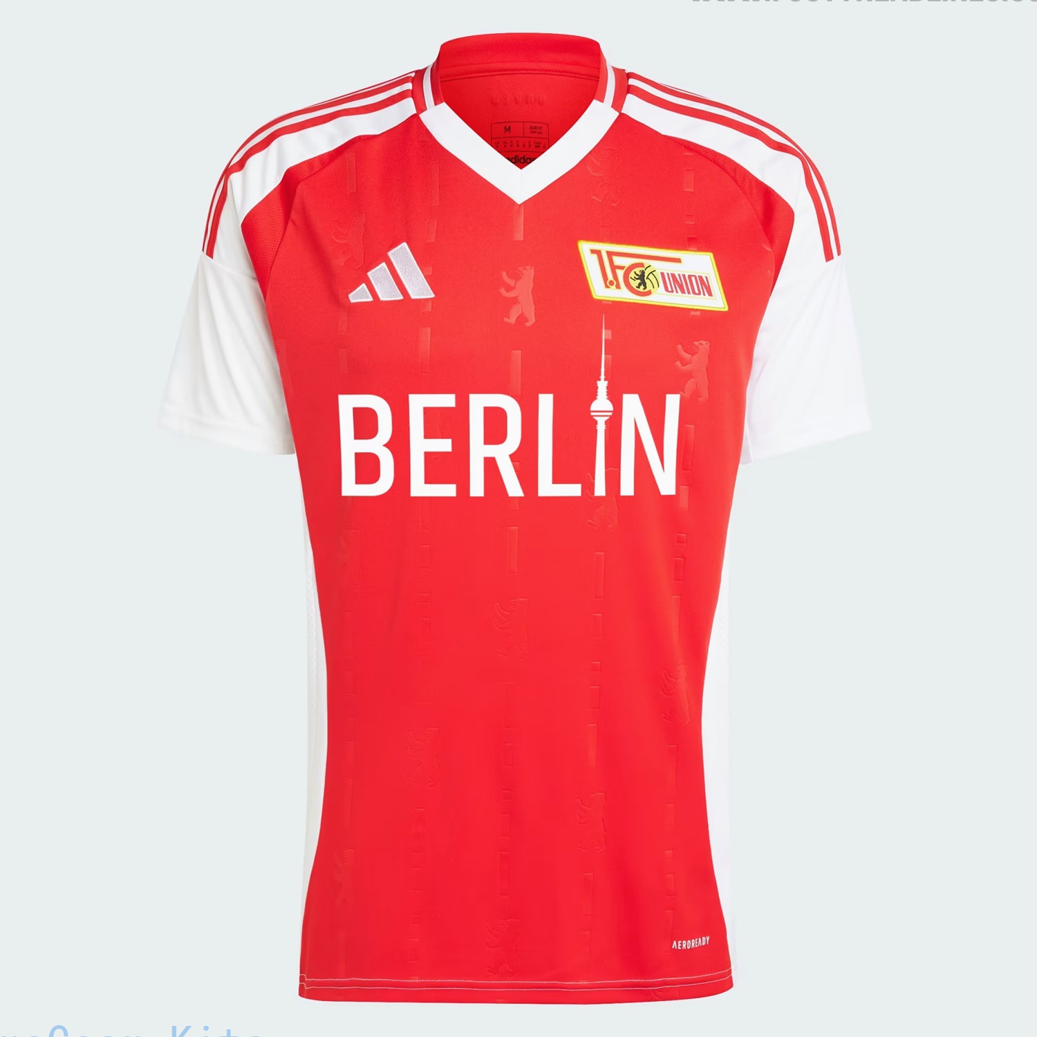 Union Berlin Kits Released 24 25 Home Away Uniform &