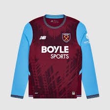 West Ham United Home Long Sleeve Jersey 2026/27 Kids'