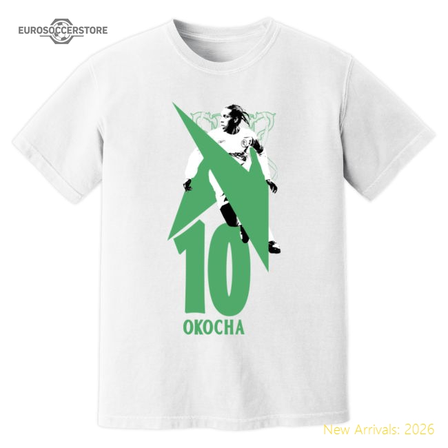 Jay-Jay Okocha Bolton Premier League Legend T-Shirt (White)