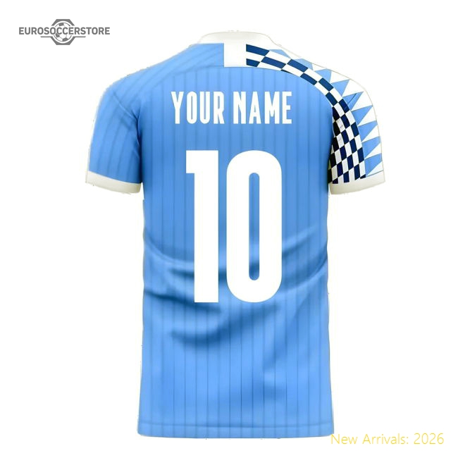 Uruguay 2025-2026 Home Concept Football Kit (Libero) (Your Name)-ly44
