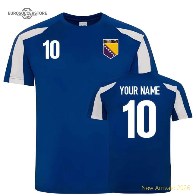 Bosnia and Herzegovina Sports Training Jersey (Your Name)-Football Jersey Hub