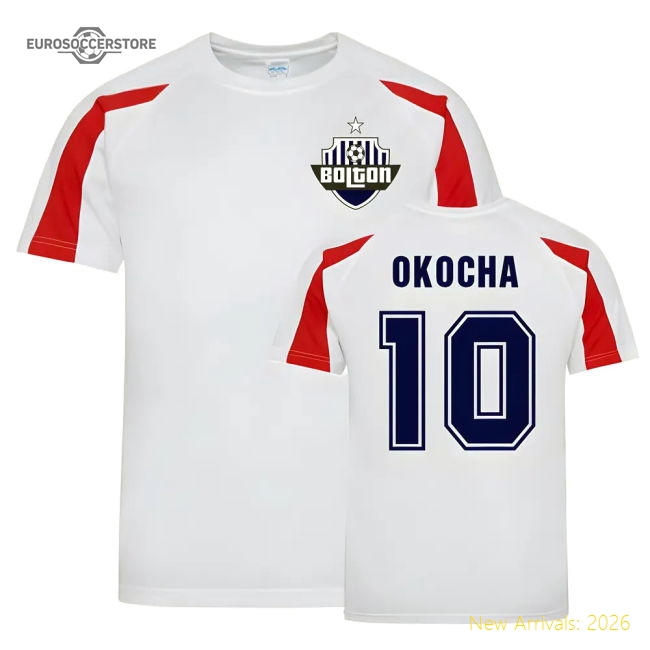 Jay Jay Okocha Bolton Sports Training Jersey (White)