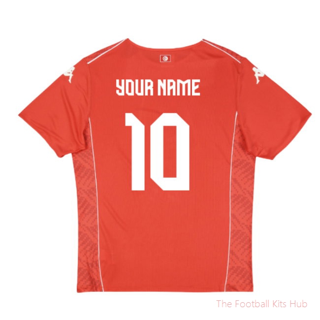 2025/26 Tunisia Home Shirt (Your Name)