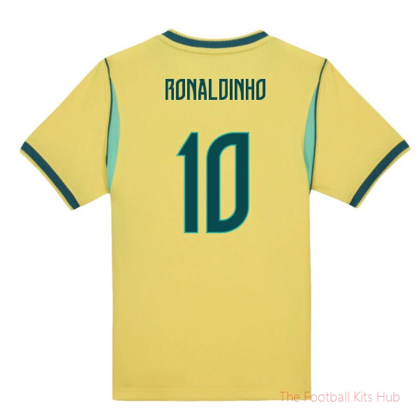 2026/27 Brazil Home Little Boys Mini Kit (Ronaldinho 10)