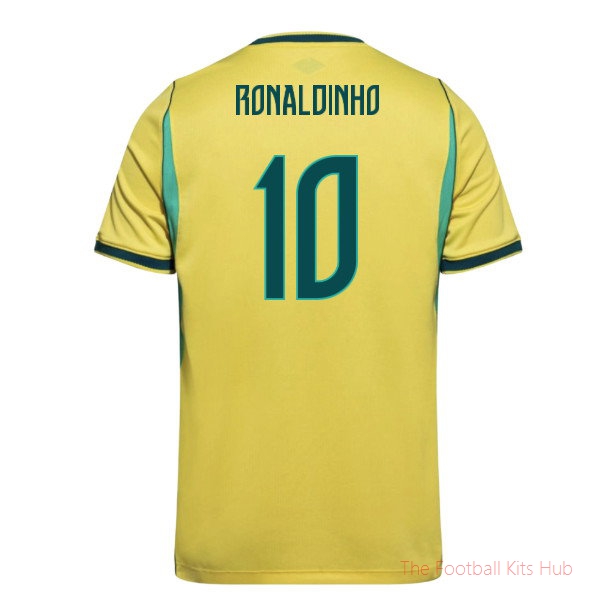 2026/27 Brazil Home Shirt (Ronaldinho 10)