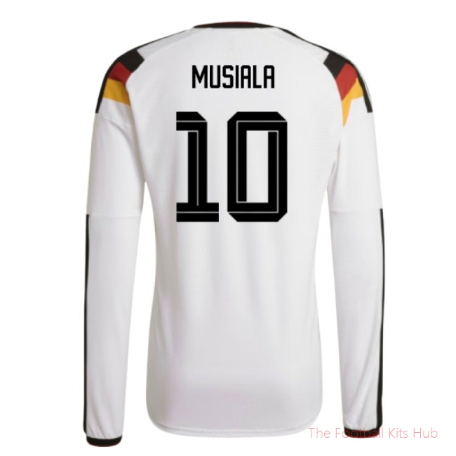 2026/27 Germany Authentic Long Sleeve Home Shirt (Musiala 10)