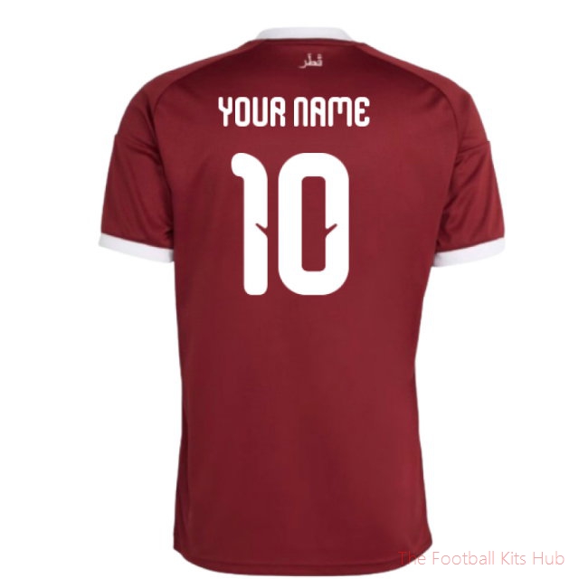 2026/27 Qatar Home Shirt (Your Name)