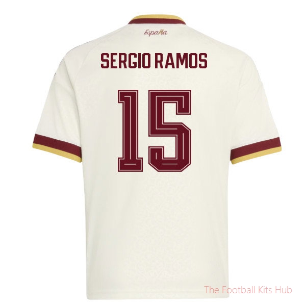 2026/27 Spain Away Shirt (Kids) (Sergio Ramos 15)