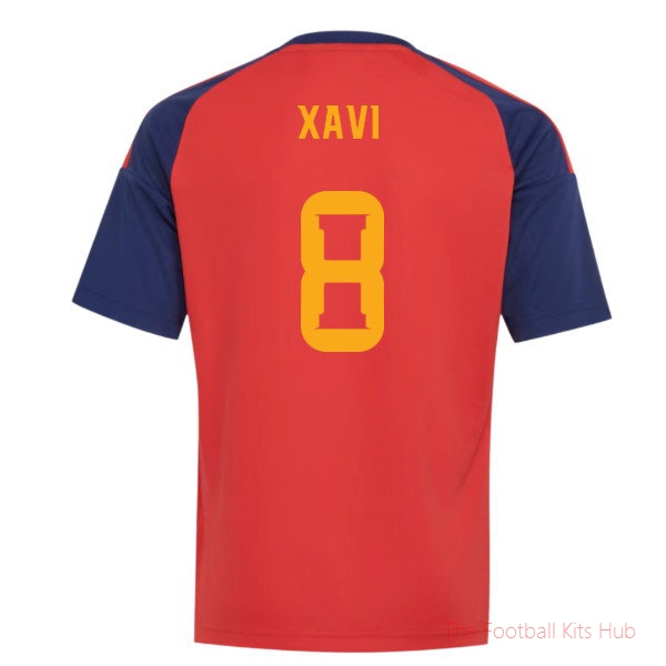 2026/27 Spain Home Jersey (Kids) (Xavi 8) Jersey