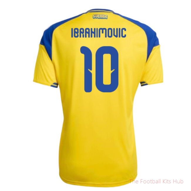 2026/27 Sweden Home Shirt (Ibrahimovic 10)