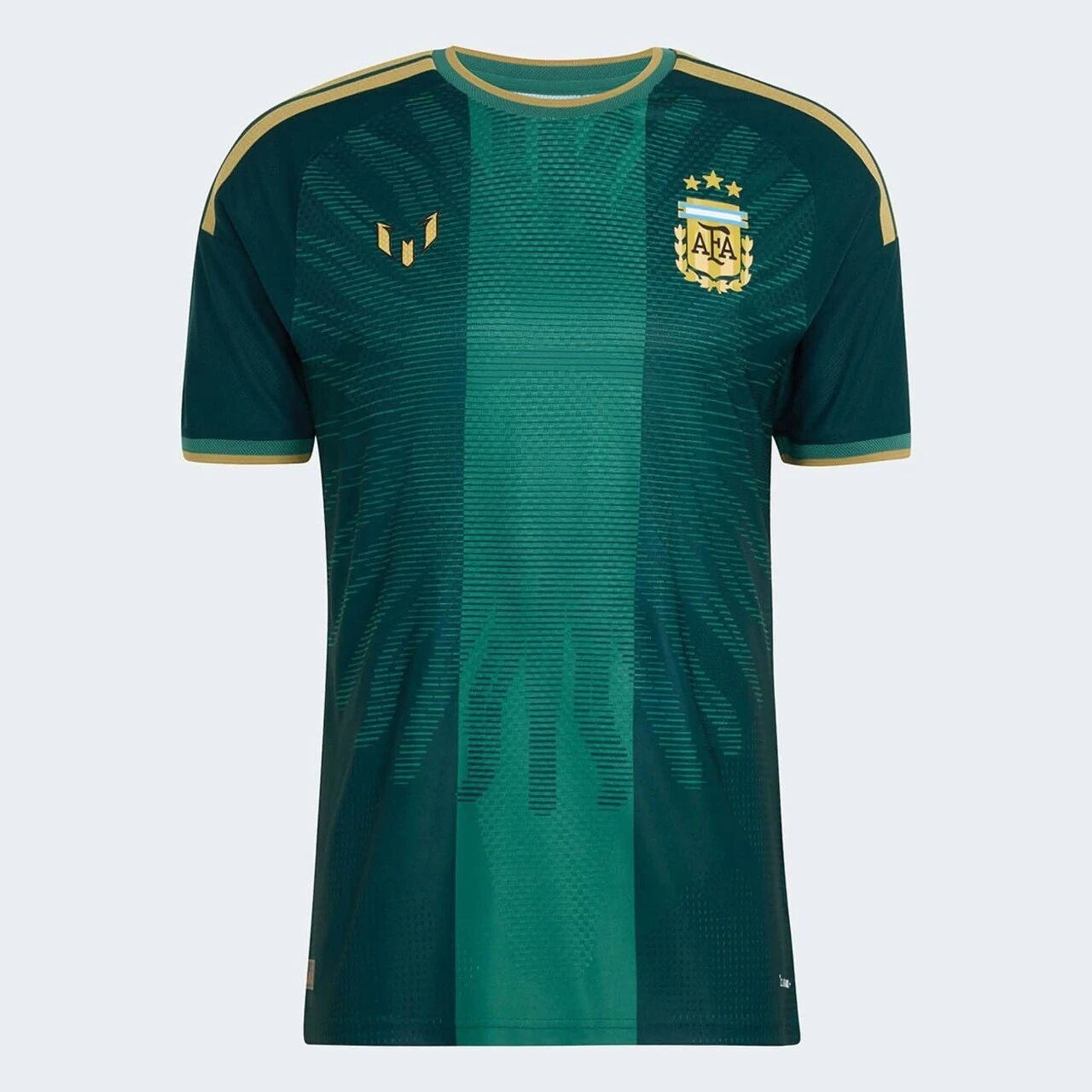Argentina special edition 2026 dark green goalkeeper jersey, flat product view