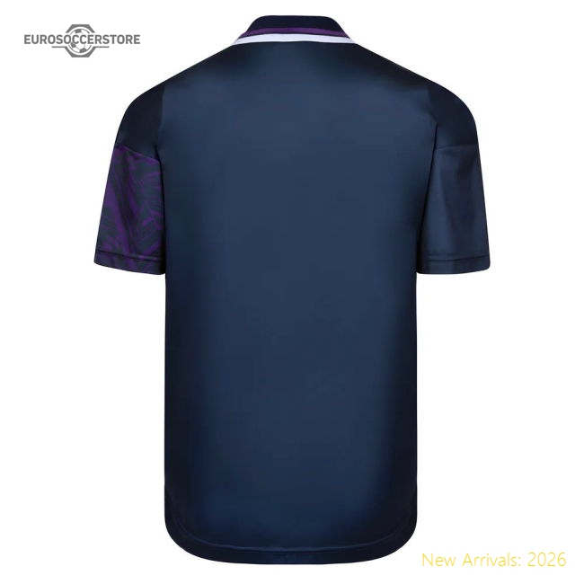Score Draw Tottenham Hotspur 1994 Away Retro Football Shirt-Football Jersey Hub