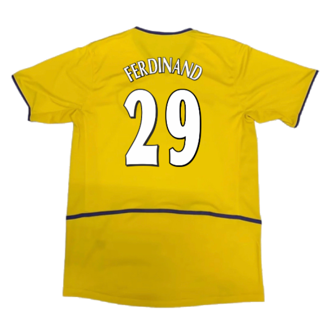 Leeds 2002-2003 Away Shirt (Excellent) (Ferdinand 29)-Football Jersey Hub