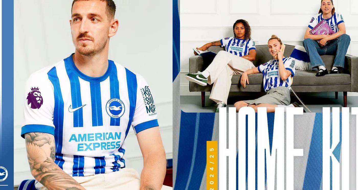 Brighton Kit Released 24 25 Home Jersey