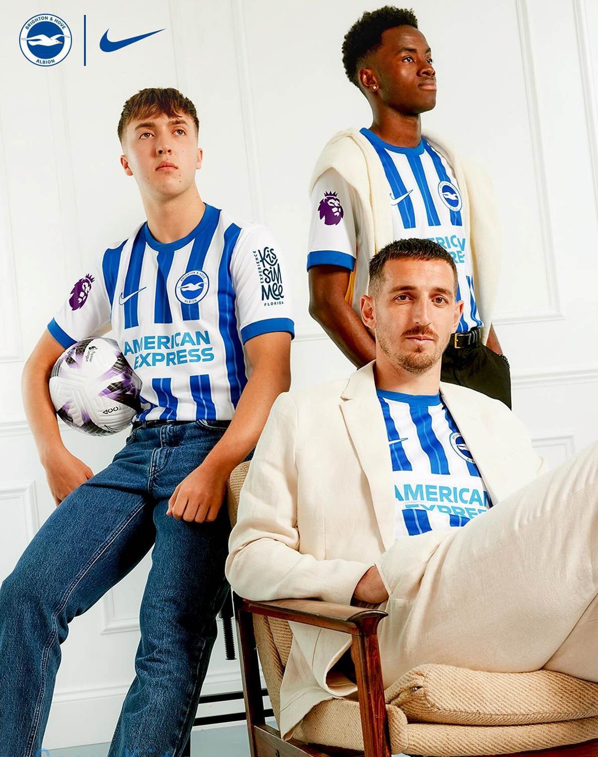 Brighton Kit Released 24 25 Home Jersey