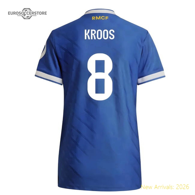 2025-2026 Real Madrid Authentic Third Shirt (Womens) (Kroos 8)-Football Jersey Hub
