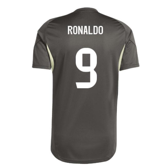 2025-2026 Real Madrid Training Jersey (Utility Grey) (Ronaldo 9)-BuySoccerJersey Hub