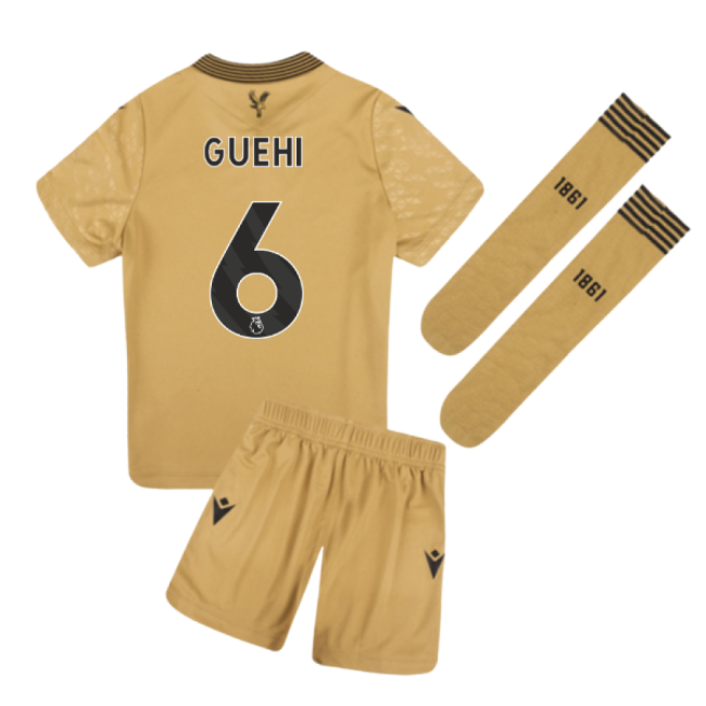 2025-2026 Crystal Palace Third Little Kids Infant Kit (Guehi 6)-Football Jersey Hub