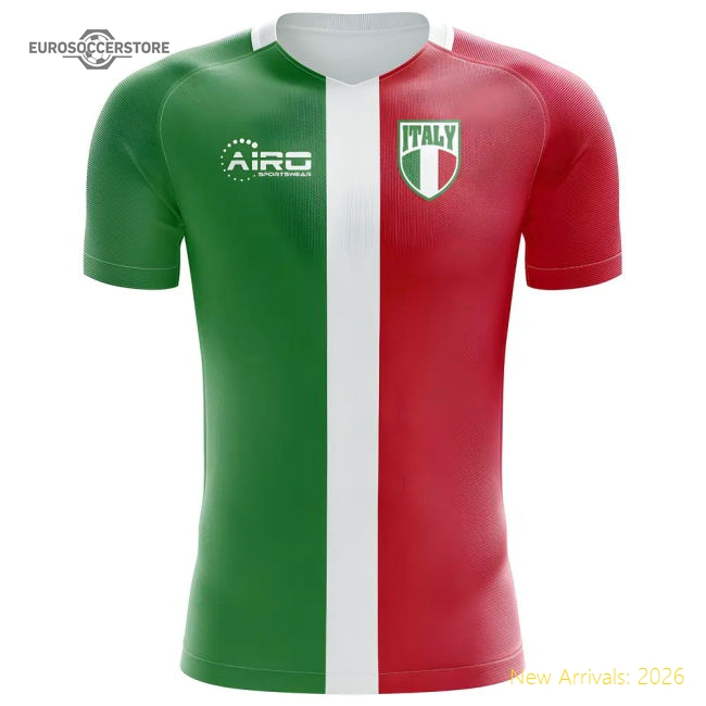 2025-2026 Italy Flag Concept Football Shirt - Womens-ly44
