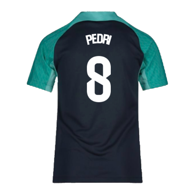 2023-2024 Barcelona Training Shirt (Thunder) - Kids (Pedri 8)-BuySoccerJersey Hub