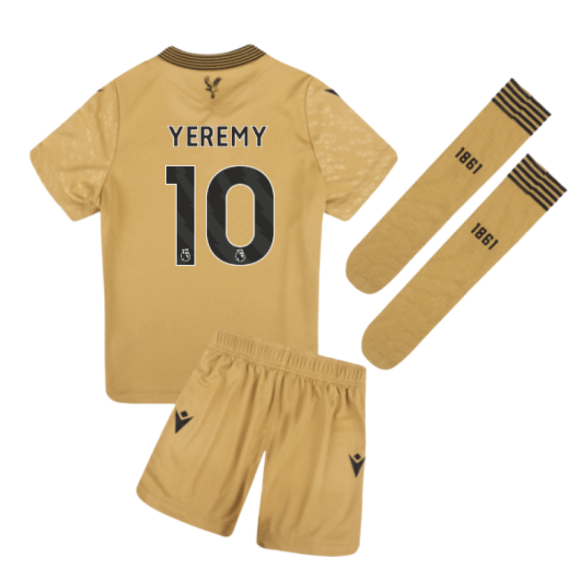 2025-2026 Crystal Palace Third Little Kids Infant Kit (Yeremy 10)-Football Jersey Hub