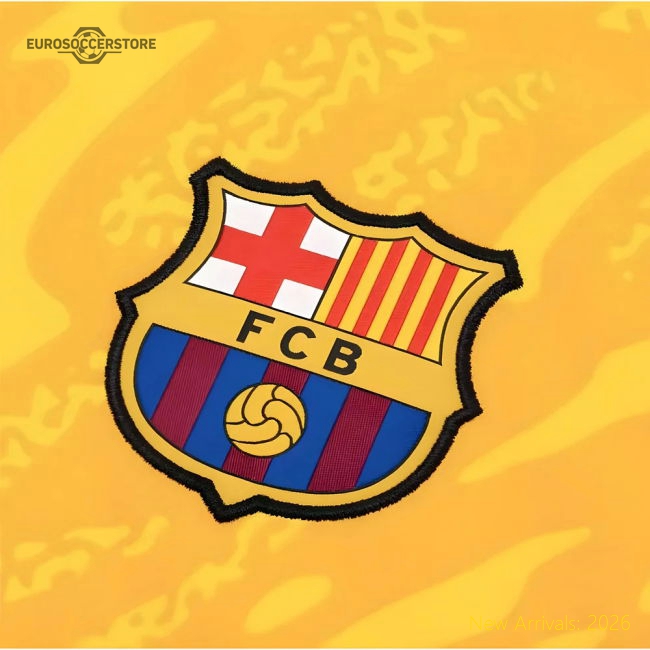 2024-2025 Barcelona Away Goalkeeper Shirt (Yellow)-BuySoccerJersey Hub