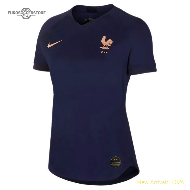 2019-2020 France Home Shirt (Ladies) (Your Name)-Football Jersey Hub
