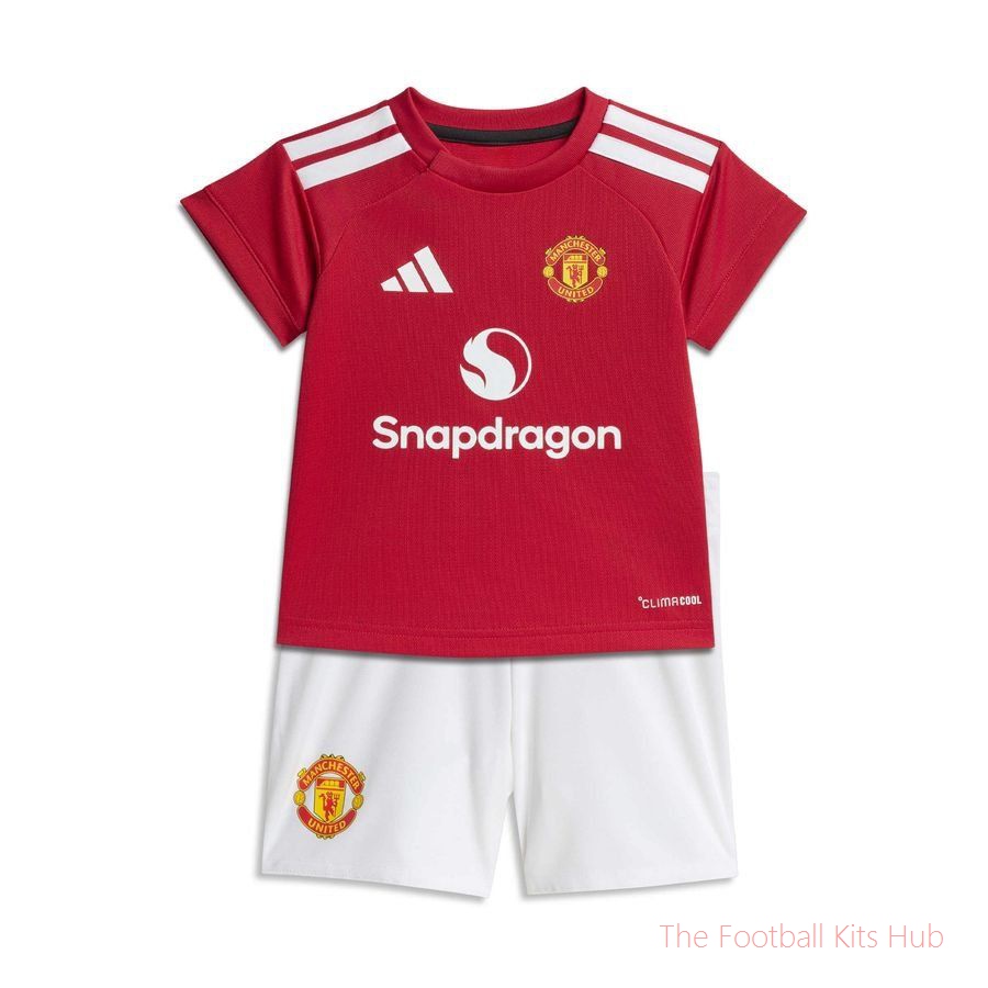 Manchester United Home Shirt 2026/27 Baby-Kit Kids-UniFootball Store