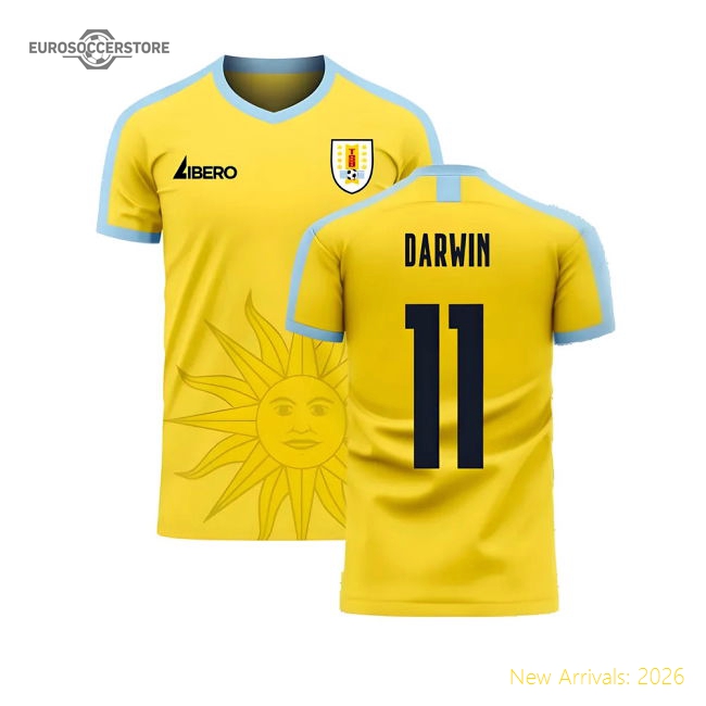 Uruguay 2025-2026 Away Concept Football Kit (Libero) (DARWIN 11)-ly44