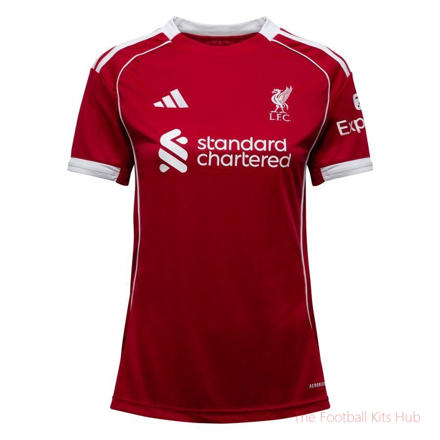 Liverpool Home Shirt 2025/26 Women-UniFootball Store