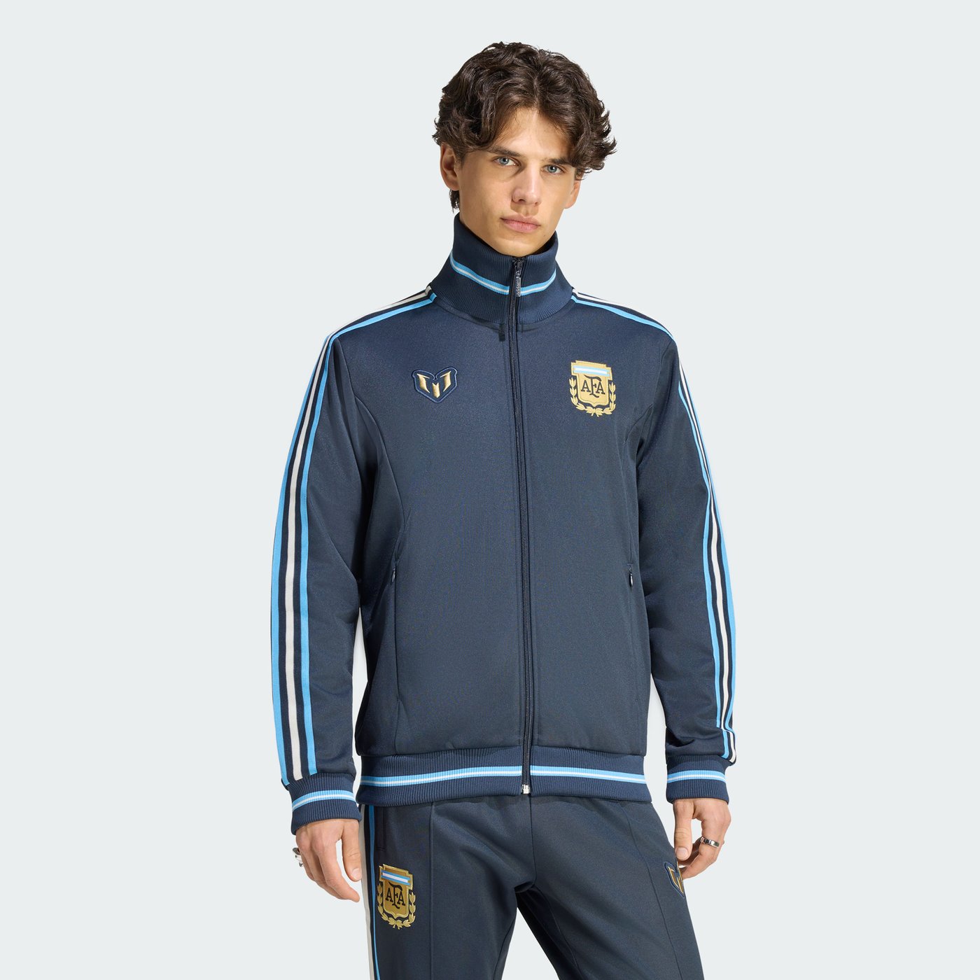2026 Argentina Messi Special Edition Track Jacket (Night Navy) (Men) view 3