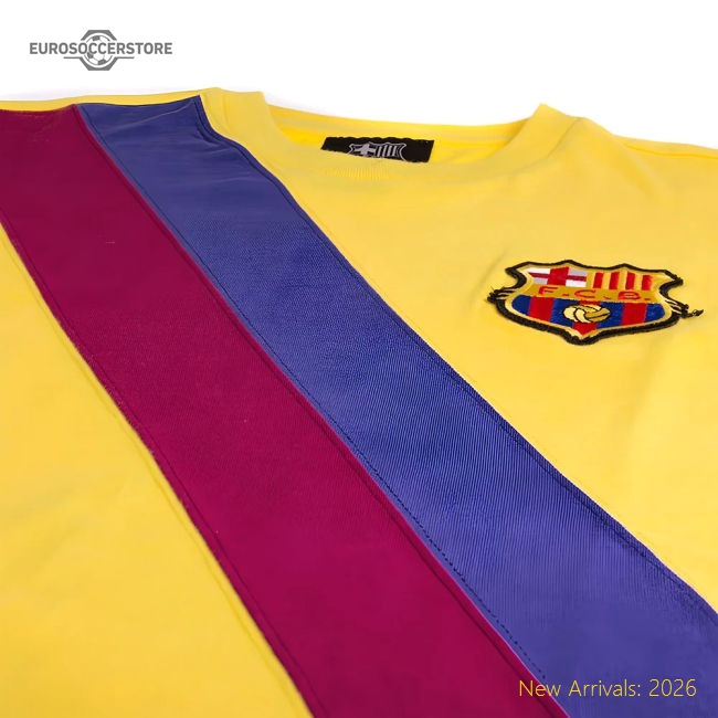 FC Barcelona Away 1974 - 75 Retro Football Shirt-BuySoccerJersey Hub
