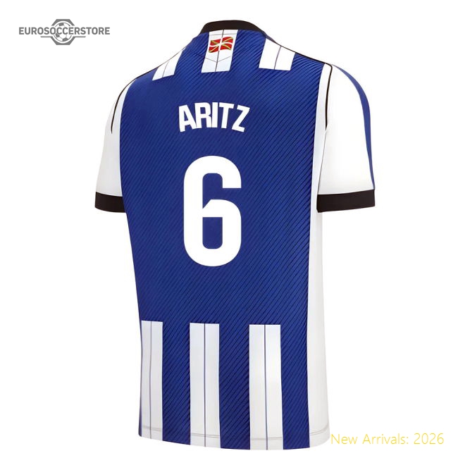 2025-2026 Real Sociedad Home Shirt (Aritz 6)-ly44