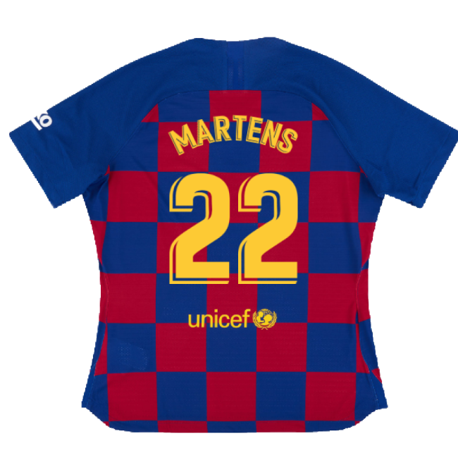 Barcelona 2019-20 Womens Home Shirt (Vaporkit) ((Excellent) S) (Martens 22)-BuySoccerJersey Hub