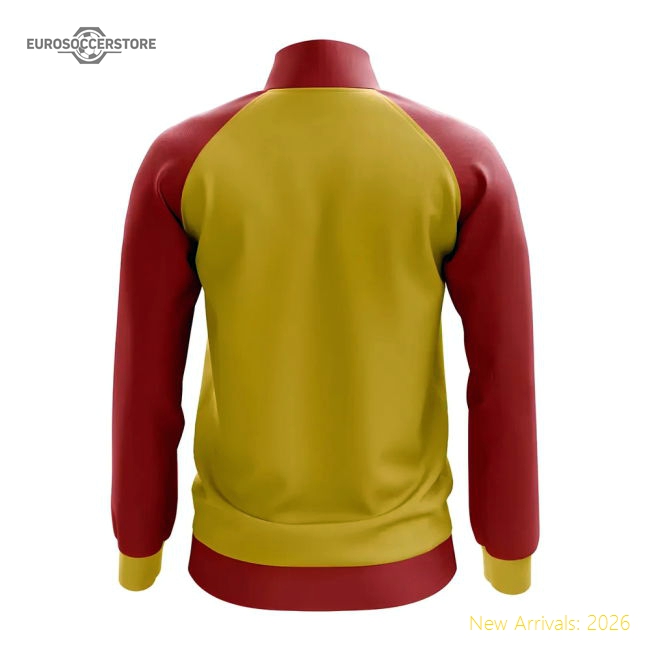 East Timor Concept Football Track Jacket (Yellow) - Kids-Football Jersey Hub
