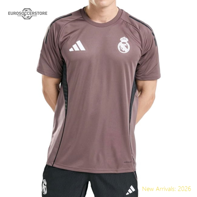 2025-2026 Real Madrid Training Jersey (Shadow Fig)-BuySoccerJersey Hub