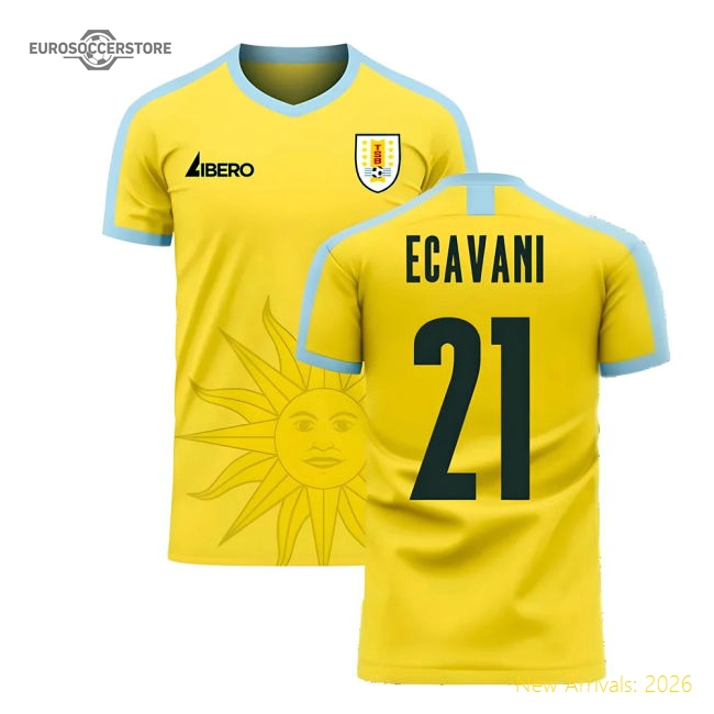 Uruguay 2025-2026 Away Concept Football Kit (Libero) (E CAVANI 21)-ly44