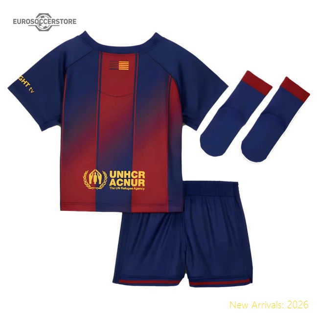2025-2026 Barcelona Home Baby Kit-BuySoccerJersey Hub