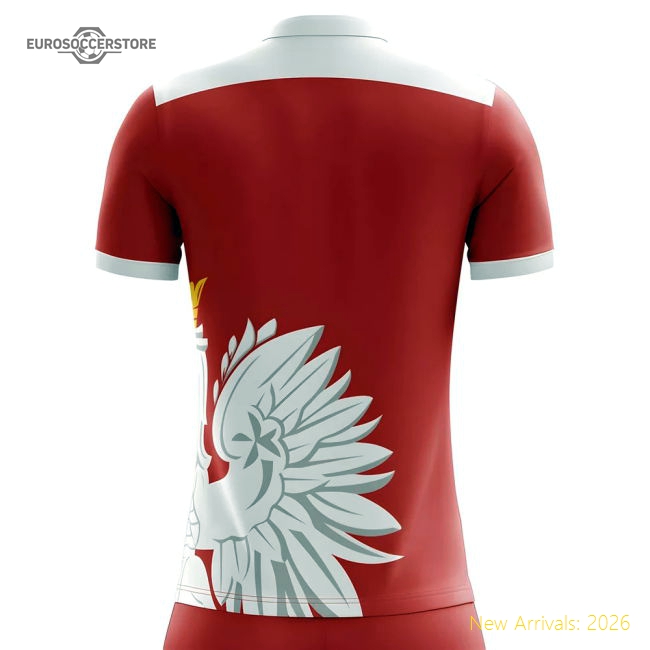 2025-2026 Poland Away Concept Football Shirt (Lewandowski 9) - Kids-ly44