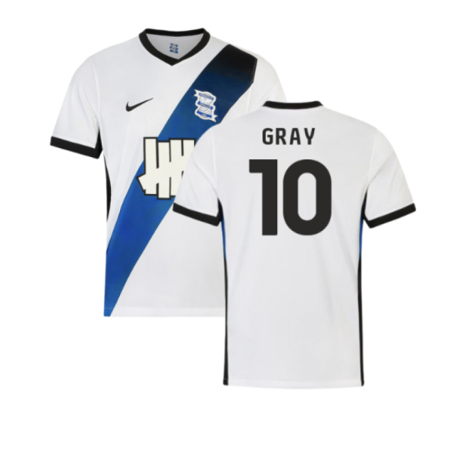 2025-2026 Birmingham City Away Shirt (Gray 10) Jersey