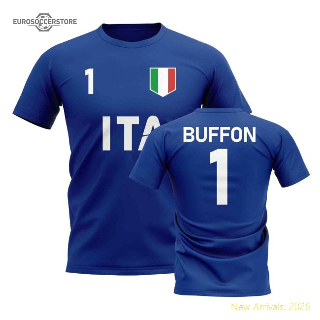 Gianluigi Buffon Country Code Hero T-Shirt (Blue)-ly44