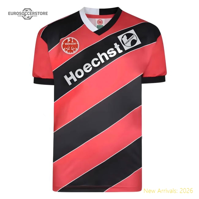 Score Draw Eintracht Frankfurt 1988 Retro Football Shirt-ly44