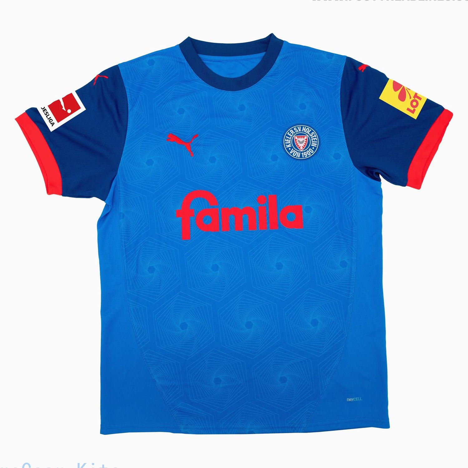 Holstein Kiel Bundesliga Kits Released 24 25 Home Away Jersey &